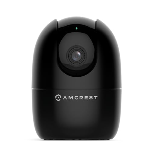 Amcrest 1080P WiFi Camera Indoor, Nanny Cam, Dog Camera, Sound & Baby Monitor, Human & Pet Detection, Motion-Tracking, 2.4Ghz Only, Pan/Tilt Wireless IP Camera, Night Vision, Smart Home ASH21-B - Image 1