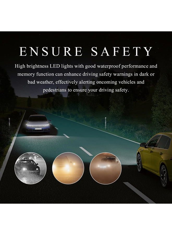 SHMZK Car Hood Light Strip, 79 Inch Car Hood LED Daytime Running Light Strip with Fuse Protection, Flexible Dynamic Scan Start up Light Strip for Car SUV Truck, Car Accessories (White) - Image 4