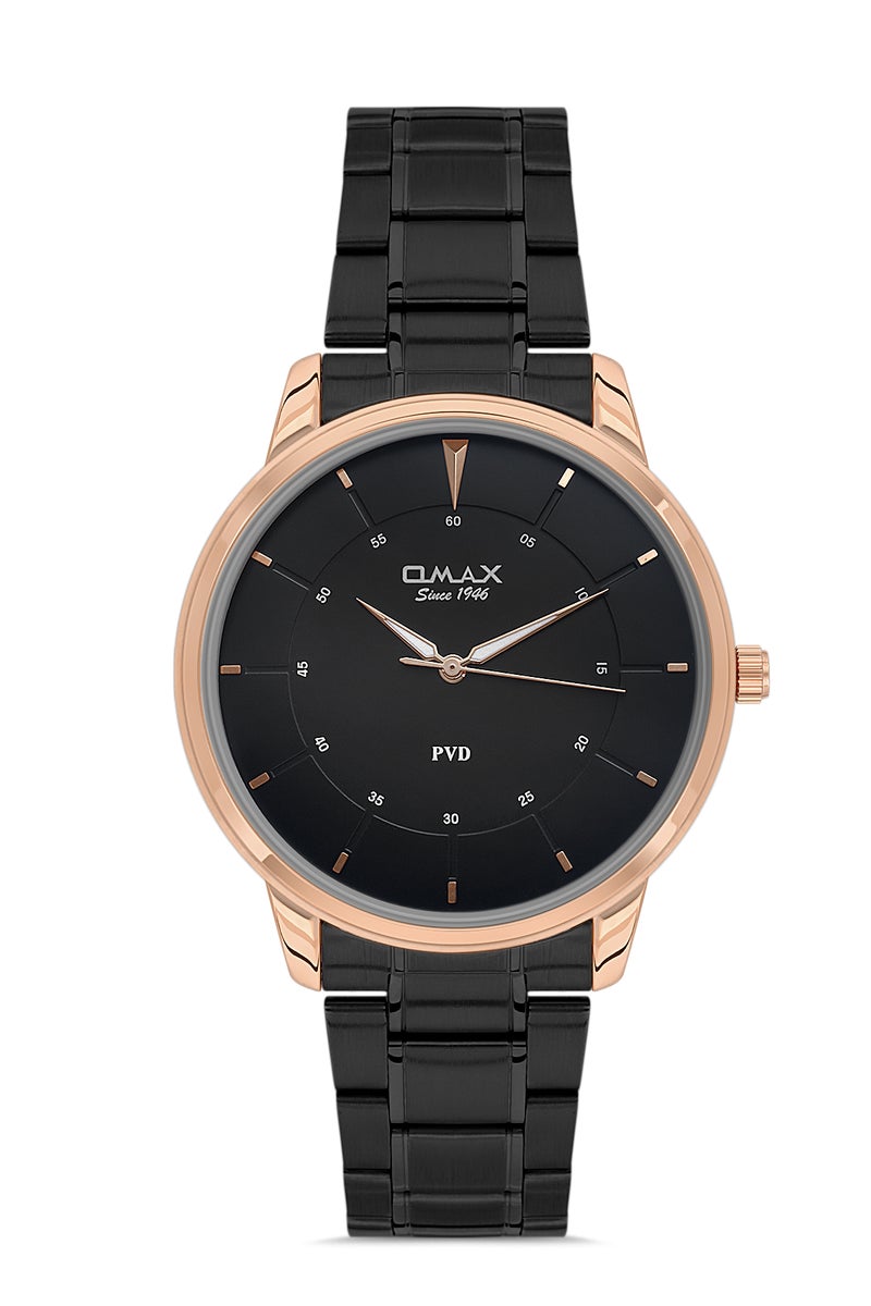 OMAX Men's Wrist-Watch | Analog | Stainless Steel Band | Elegant Design - Image 1
