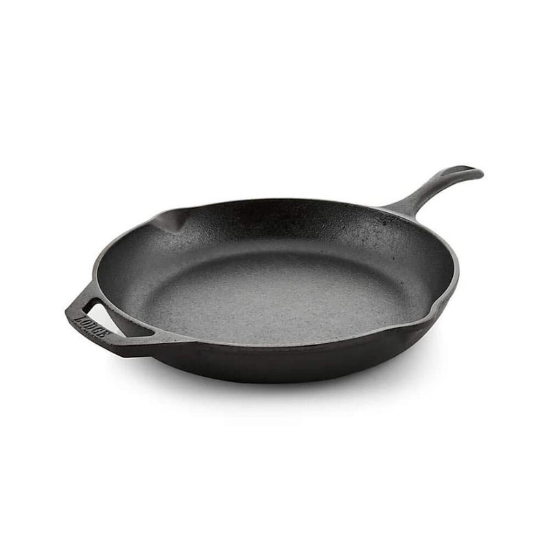 Lodge 12 Cast Iron Skillet Chef Collection Perfect Sear Ergonomic Handles Superior Heat Retention Cast Iron Cookware Skillet