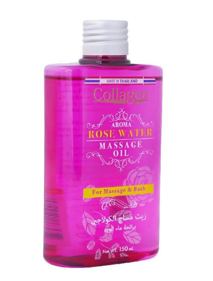 أروما زيت تدليك ماء الورد العطري للاستحمام 150 مل - Image 1