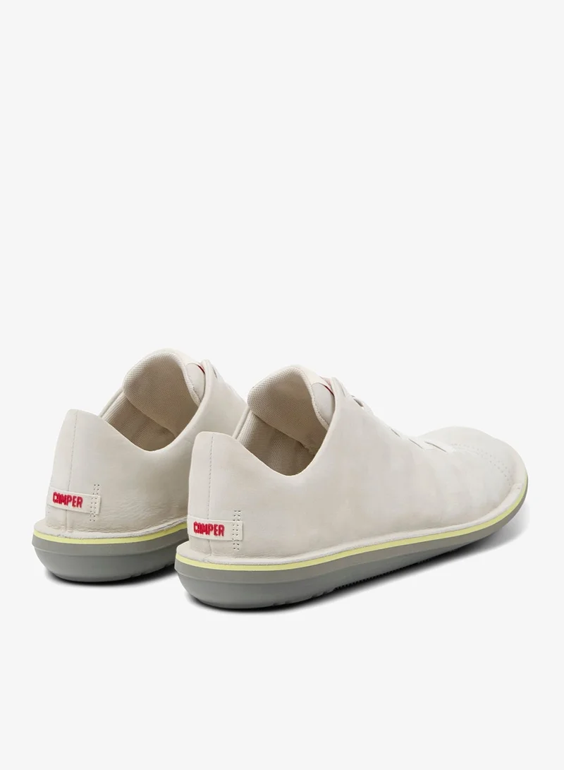 Camper White Beetle Men Casual Leather Sneakers – White for Men | Best Price UAE