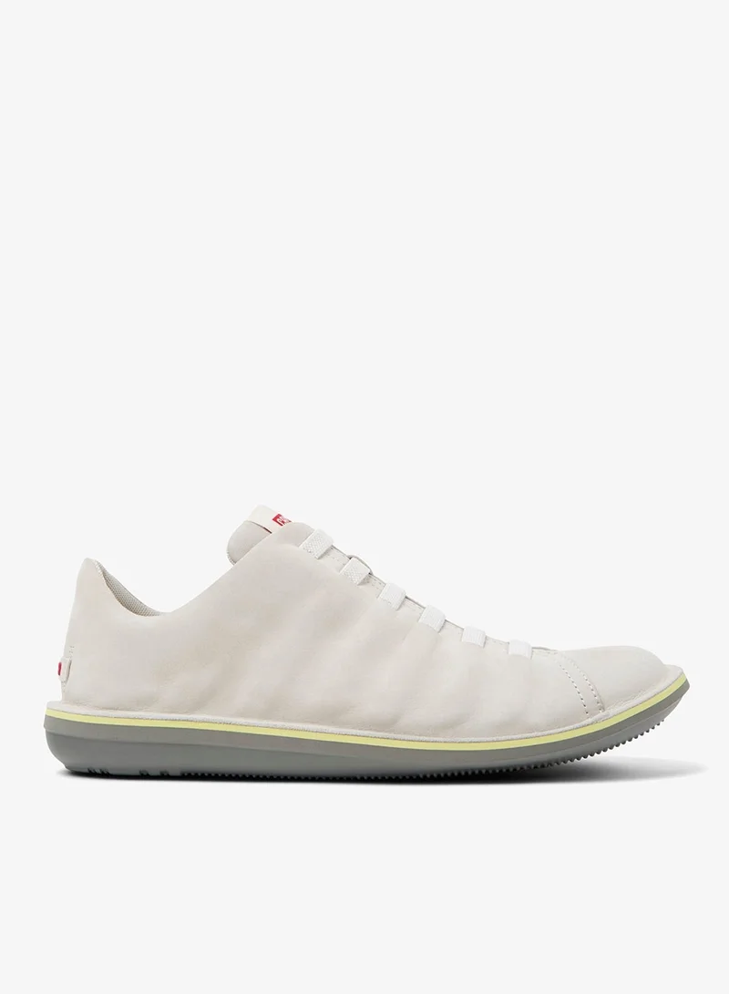 Camper Beetle Men Casual Leather Sneakers – White