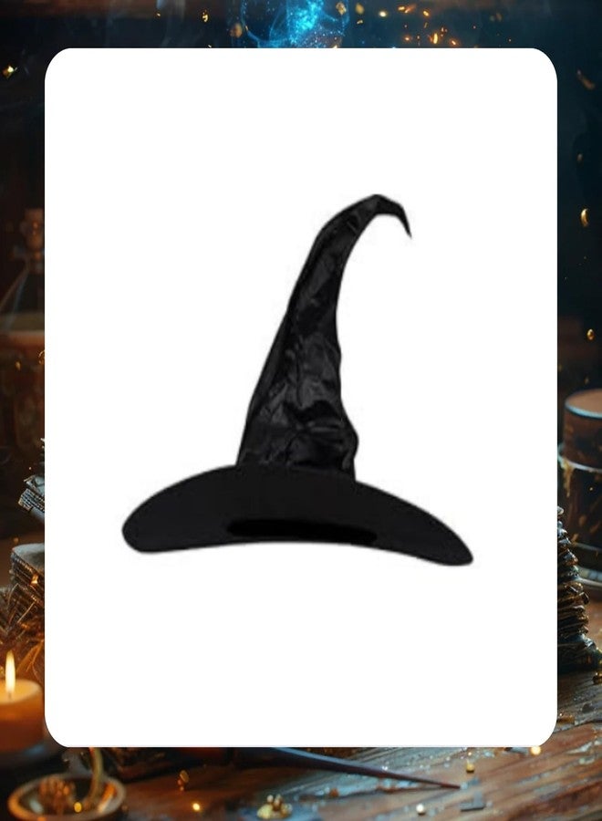 AGCOAH Kids Wizard Costume for Boys Girls Dark Wizard Outfits with Hat Belt Magic Wand Halloween Cosplay Dress Up Black S(6-8Y) - Image 4