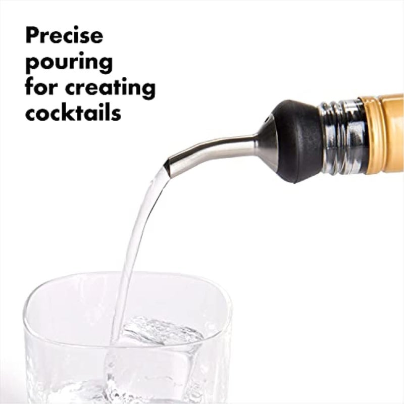 OXO Shot Pourer Steel - Precision Pouring Tool for Cocktails - Image 3