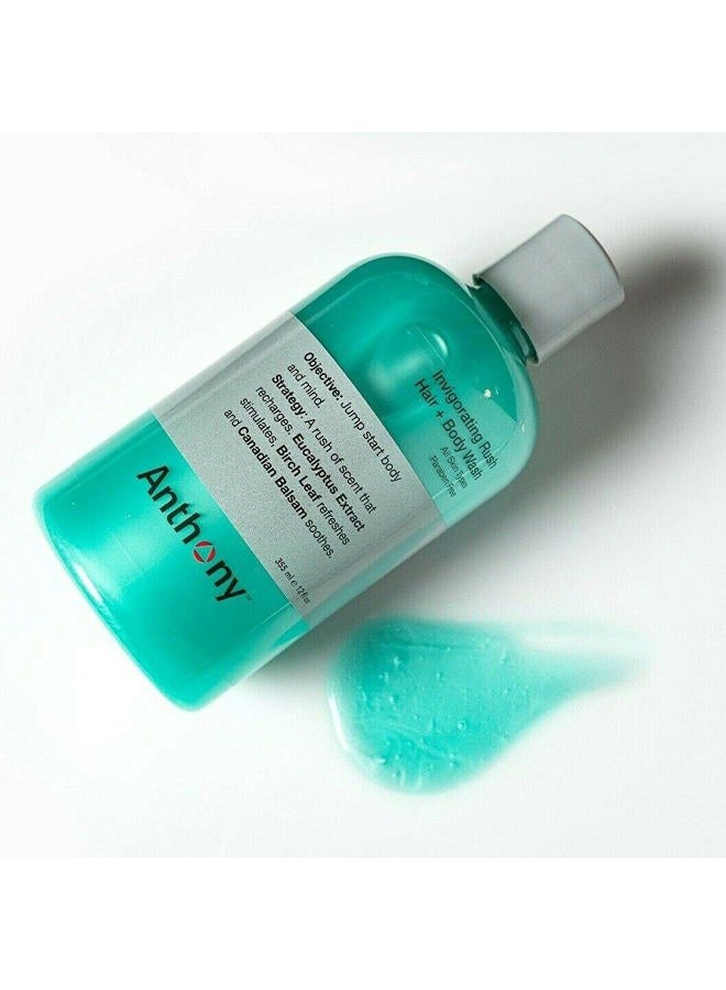 Anthony Invigorating Rush Hair + Body Wash, 12 fl. oz. - Image 5