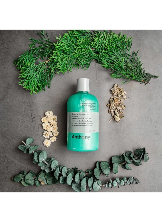 Anthony Invigorating Rush Hair + Body Wash, 12 fl. oz. - Image 3