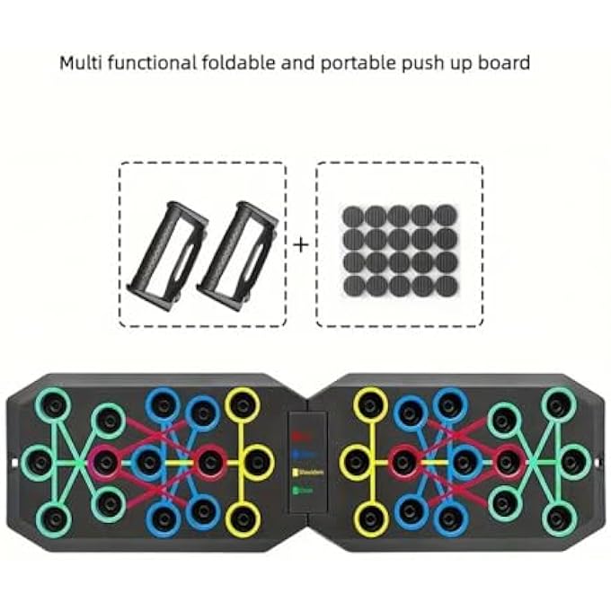 rayihni Portable Multi-Function Detachable 30 In 1 Pushup Board, Strength Training Pushup Stand With Handles For Men Women Workout Fitness Chest Muscle Home Exercise Equipment. - Image 2