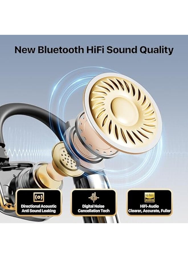 AI Language Translator Earbuds, OWS Real-Time 3-in-1 Translation Earbuds 144 Languages & Accents, Translation Device for Travel Business Learning, Black