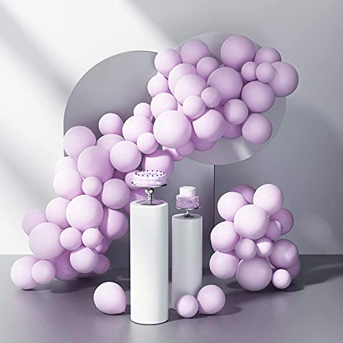 atorakushon Latex Light Purple Color 10" Inch Pastel Balloons Pack Of 25pcs Best For Theme Party Decoration Happy Birthday Party Supplies Wedding Anniversary Office Party Purpose House party - Image 5