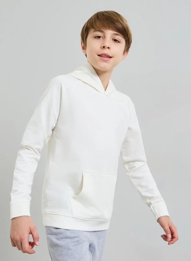 Styli Teen Unisex Cotton Hoodie With Kangaroo Pocket