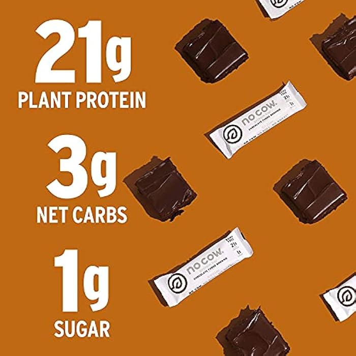 No Cow Protein Bar, Chocolate Fudge Brownie - Image 5