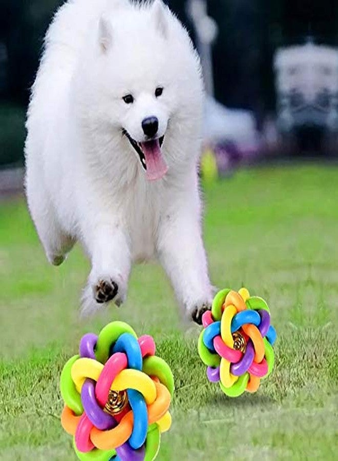 PETLICIOUS & MORE كرة صوتية من بيتليشوس آند مور (صغيرة) مع لعبة حبل للجراء (متوسطة) لعبة شد للكلاب والجراء - مجموعة من قطعتين (قد يختلف اللون) - Image 5