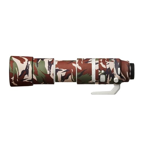 easyCover Lens Protection Camouflage Cover Compatible for Canon RF 200800mm F639 IS Green Camouflage - Image 1