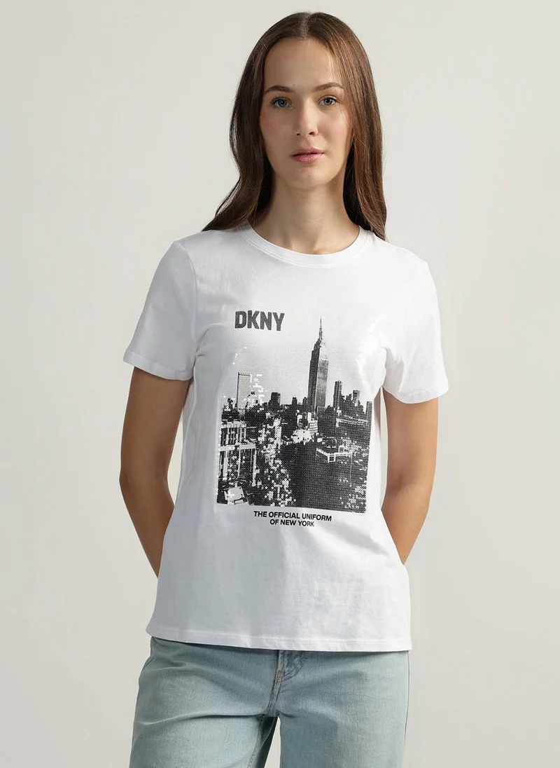 DKNY Sport Crew Neck T-Shirt