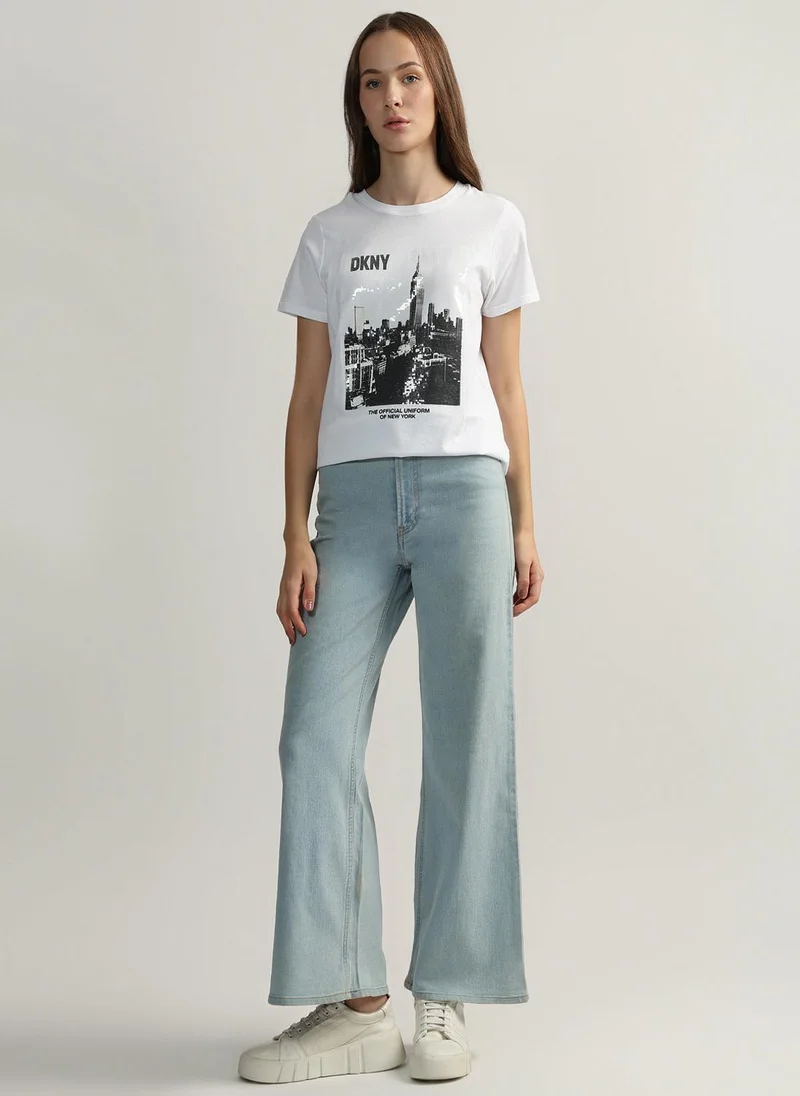 دي كاي أن واي سبورت Crew Neck T-Shirt