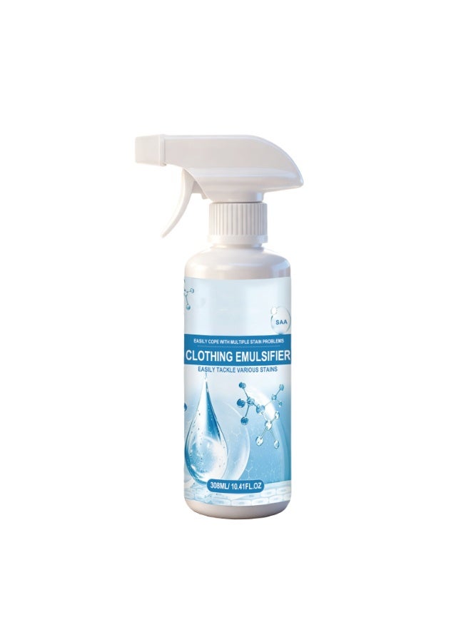 Western Mountains Clothing Emulsifier Stain Remover Spray, 308ml Powerful Pre-Wash Stain Treater for Stubborn Oil, Food and Beverage Stains on Fabrics - Image 1