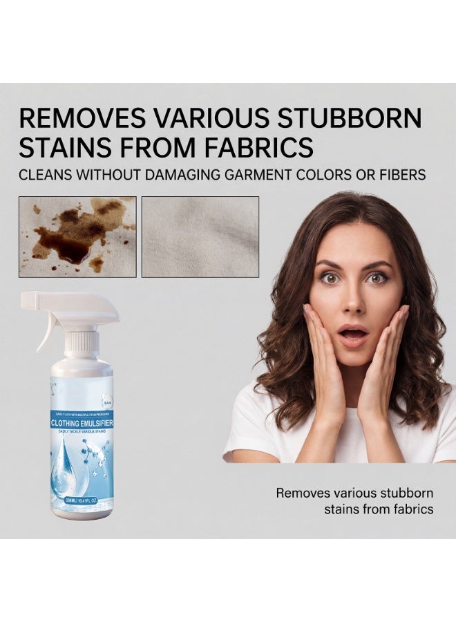 Western Mountains Clothing Emulsifier Stain Remover Spray, 308ml Powerful Pre-Wash Stain Treater for Stubborn Oil, Food and Beverage Stains on Fabrics - Image 3