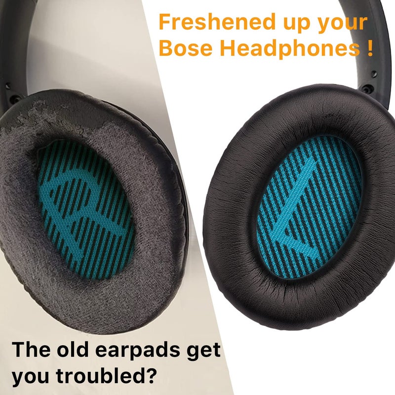 YOCOWOCO Ear Pads for Bose QC25/QC35 II/QC35/QC15/AE2 AE2i AE2w Headphones Replacement Earpads Cushions for Bose Quietcomfort 35/Quiet Comfort 25/SoundTrue and SoundLink(AroundEar) - Image 2