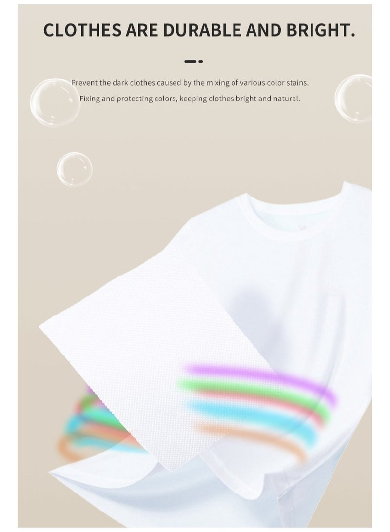 Generic 150PCS Mixed Washing Of Clothes To Prevent Staining,Anti-cross Dyeing,Fabric Color Absorb Sheet 50PCS*3  - Image 5