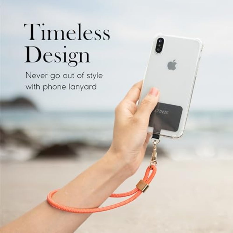 Phone Wristlet Lanyard with Ultra Thin Patch, Original Minimalist Design Wrist Strap Compatible All Smartphone - Image 2