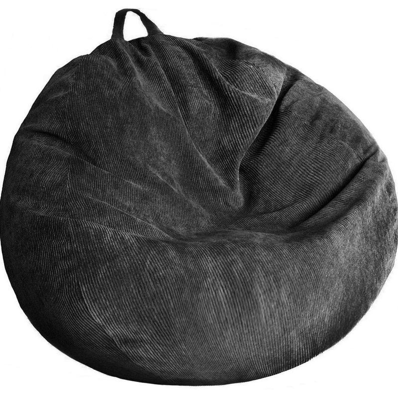 Stuffed Animal Storage Bean Bag Chair Cover No Filler Washable Ultra Soft Corduroy Bean Bag Cover for Organizing Plush Toys or Textile Sack Bean Bag for Adults Teens