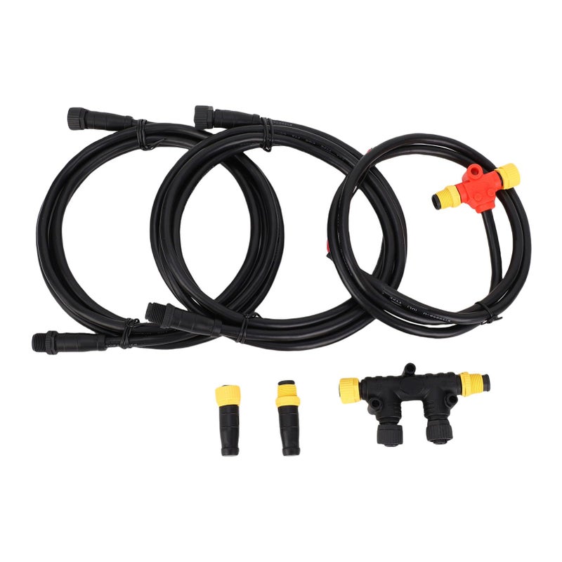 NMEA 2000 Starter Kit with Backbone Cables Drop Cables Tees Terminators and M12 5 Pin Connectors - Image 4