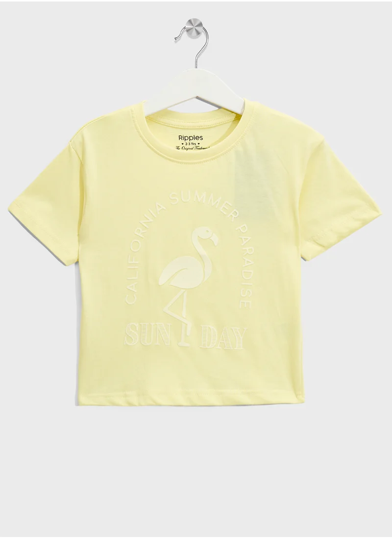 ريبلز مع نمشي Girls T-shirt