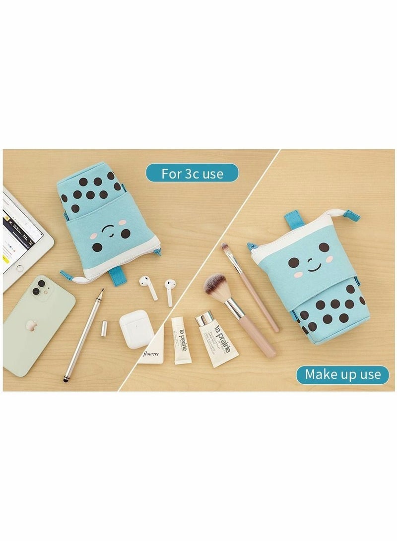Pencil Case, Standing Pen Holder telescopic Pen Pouch Holder - Image 5