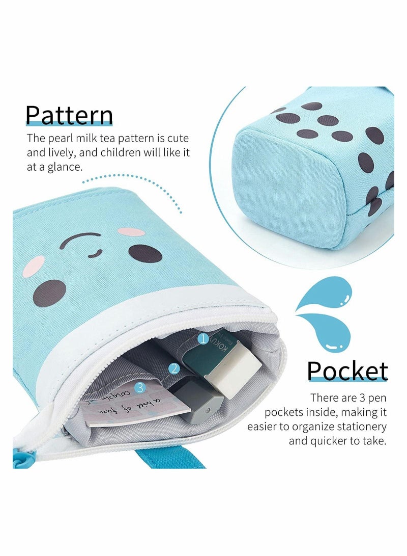 Pencil Case, Standing Pen Holder telescopic Pen Pouch Holder - Image 4