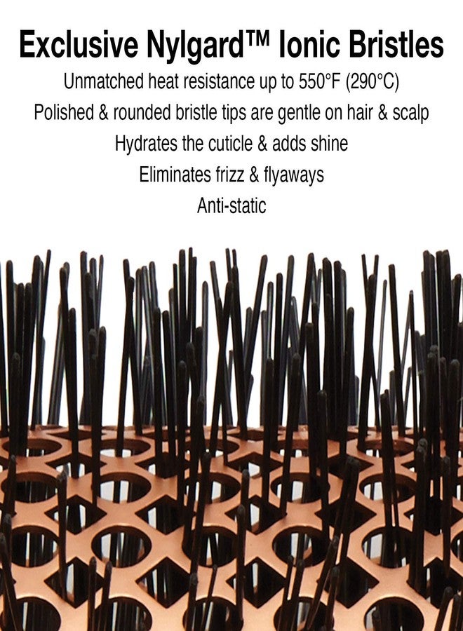 Olivia Garden Heat Pro Round Thermal Hair Brush, HP-42, 1 3/4" - Image 4