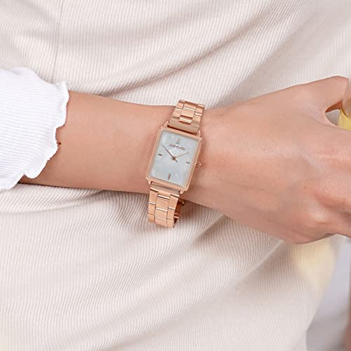 Joker & Witch Quad White MOP Dial Rose Gold Stainless Steel Analogue Watch for Women - Image 2