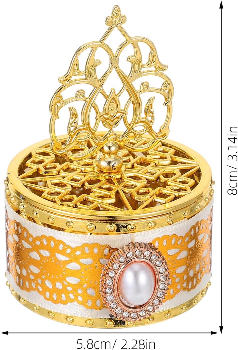 IDEANATEGRATE 6pcs Ramadan Candy Boxes Plastic Cookie Storage Containers Lace Design Regional Celebration Wedding Birthday Sweets Storage - Image 2