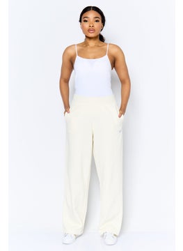 Reebok Women Sportswear Fit Outdoor Sweatpants, Cream  - Image 4