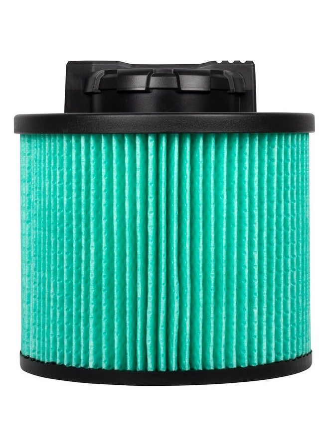DEWALT HEPA Cartridge Filter for Wet and Dry Vacuum Black and Green 6 x 6 x 6 Inch DXVC4003 - Image 1