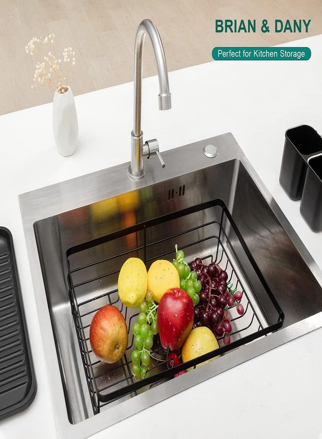 Matiko Dish Drying Rack Kitchen Organizer Drainer Basket Plate Stand Cutlery Holder Sink Counter Storage Utensil Tray Rustproof Metal Compact Space Saving - Image 4