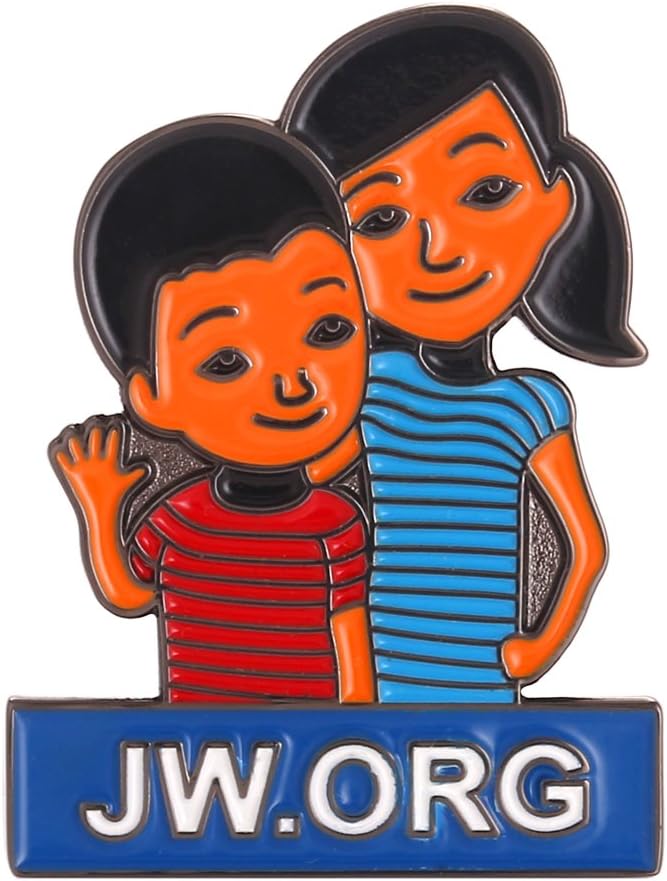 TONOS JW.org Caleb and Sophia Pins – 12 Pack Kids Badges – Become Jehovah’s Friend Cartoon Button Pins, Gifts for Young Jehovah’s Witnesses - Image 2