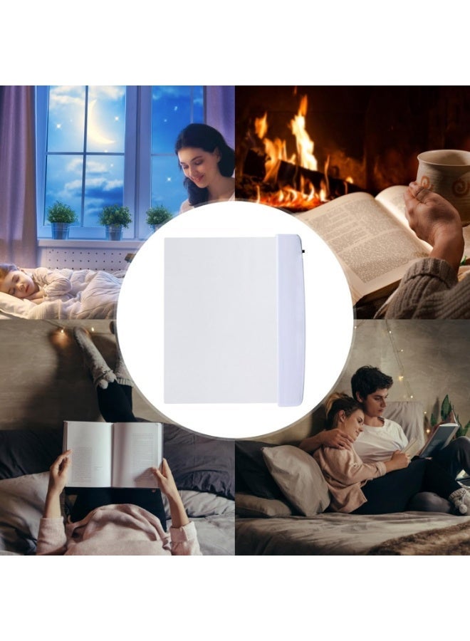 مصباح كتاب مسطح للقراءة ليلاً في السرير، لوحة إضاءة LED شفافة للصفحات - Image 5