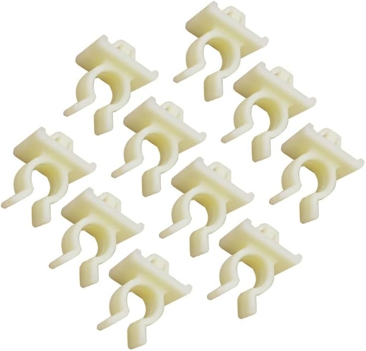 Car Styling 24220-89986 10Pcs Hood Support Prop 10mm Rod Clips Holders Fit for Beige Parts - Image 1