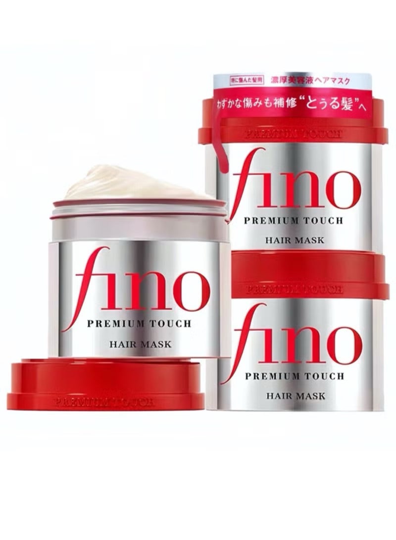 Fino Shiseido Fino Premium Touch Penetration Essence Hair Treatment Mask, 230 gm, Pack of  3 Original