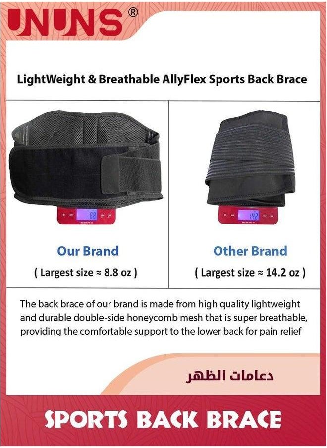 UNUNS Acupressure Kidney Care Belt,Tourmaline Self-Heating Waist Support Belt,Magnetic Field Therapy Lumbar Belt,Lower Back Belt Brace,Adjustable Straps For Pain Relief Sciatica-L  - Image 3