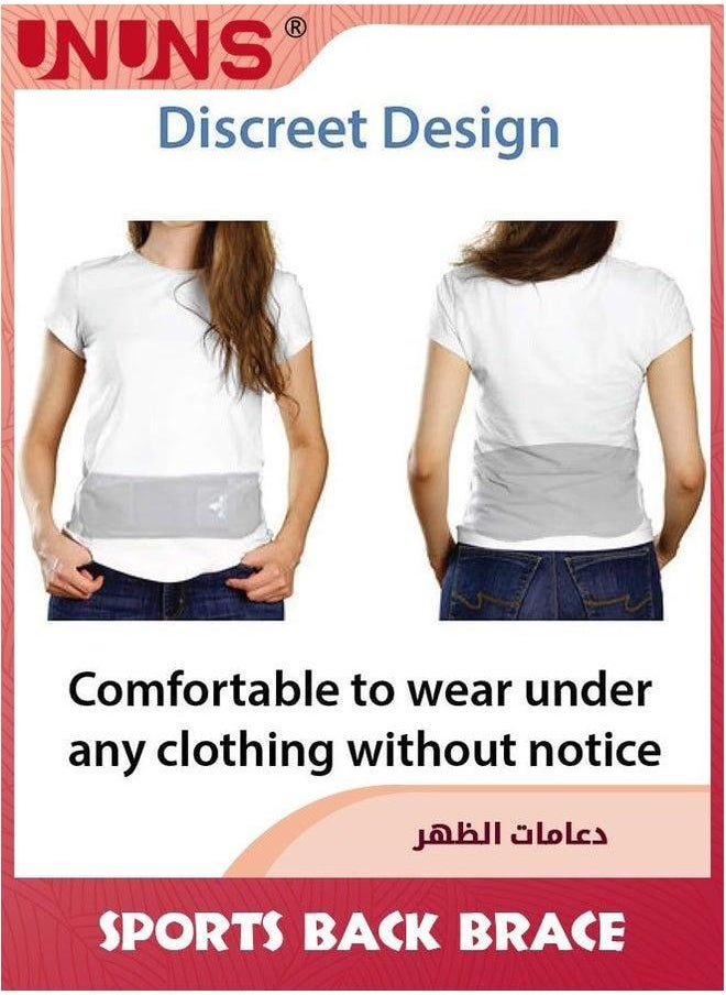 UNUNS Acupressure Kidney Care Belt,Tourmaline Self-Heating Waist Support Belt,Magnetic Field Therapy Lumbar Belt,Lower Back Belt Brace,Adjustable Straps For Pain Relief Sciatica-L  - Image 4