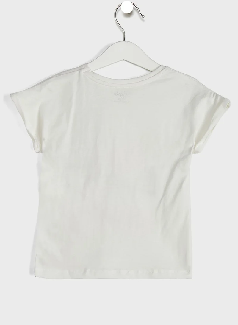Ripples Round Neck Graphic T-Shirt