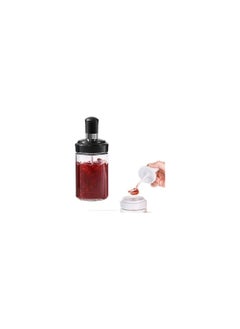 Spaceshoop Glass Spice Jars With Serving Spoon Lid  250 ml Pack of 1 Clear  - Image 4