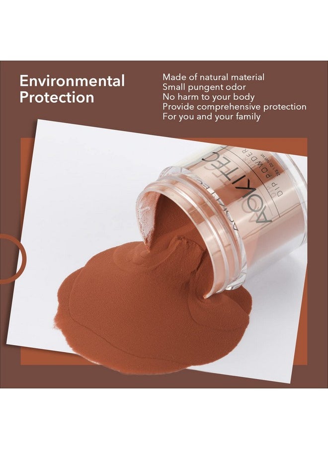 Dip Powder Brown Color Nail Dipping Powder French Powder Pro Collection System Nail Art Starter Manicure Salon Diy At Home Odorfree&Longlasting No Needed Nail Lamp Curing 1 Oz - pzsku/ZB4BC37F895D09CCB486EZ/45/_/1719248985/9e276042-186f-4ef4-90cf-253b2743e9c6