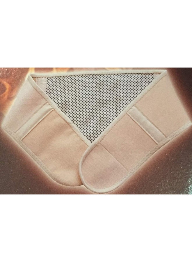 Lordex Fitness Tourmaline Self-Heating Waist Support, LX-PH-M-Z-1176C- Cream - Image 2