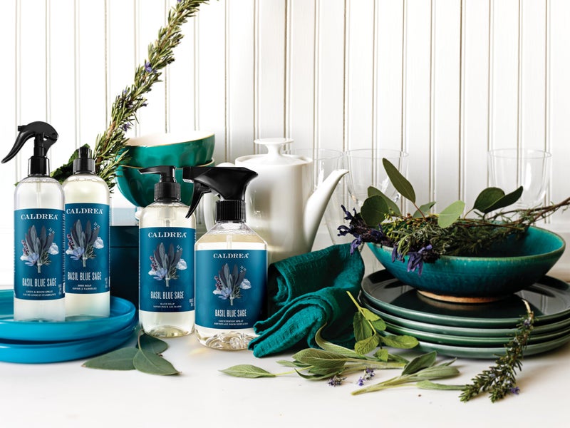 Caldrea Hand Wash Soap, Basil Blue Sage Scent, 10.8 Oz - Image 5