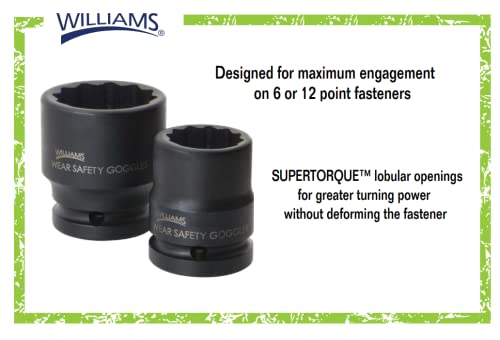 Williams 38424 3/4-Inch Drive 3/4-Inch Standard Impact Socket, 12-Point - Image 3