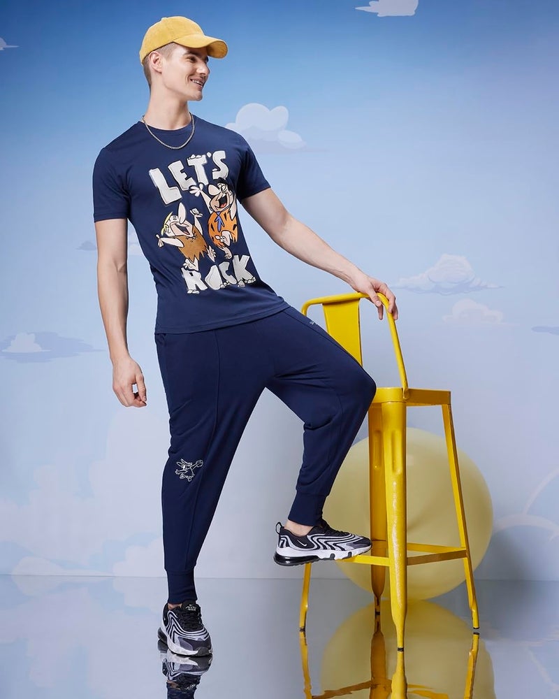 Bewakoof Official Cartoon Network Merchandise Men's Cotton Graphic Printed Regular Fit T-Shirt_608737_Blue_M - Image 4