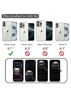 Generic 1 Pack for iPhone 16 Plus Screen Protector [Support Fingerprint Unlock], High definition transparent anti-scratch, no bubbles, easy to install  - Image 2